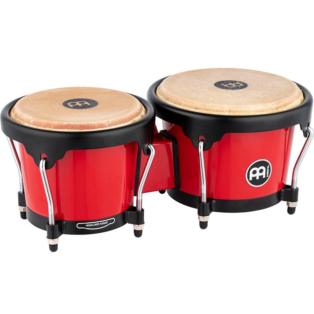 Meinl Percussion Journey Series Bongos, 6 1/2" 7 1/2" - Red