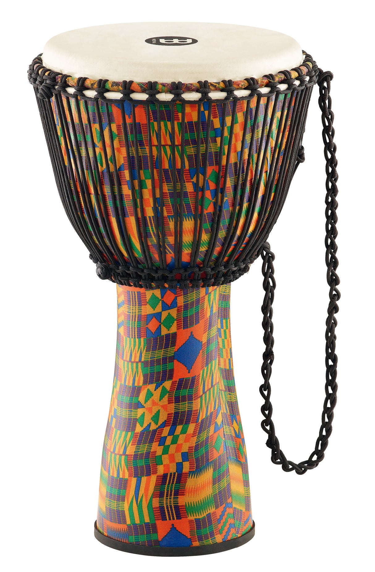 Meinl FADJ2-L-G Rope Tuned Journey Series Djembe, Goat Head Kenyan Quilt 12"