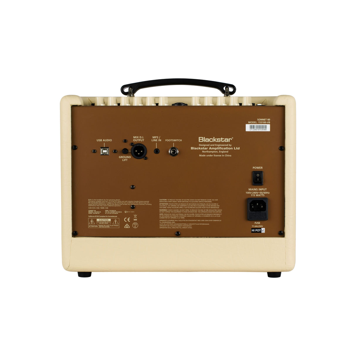 Blackstar Sonnet 60W Acoustic Amplifier - Blonde - New,Blonde