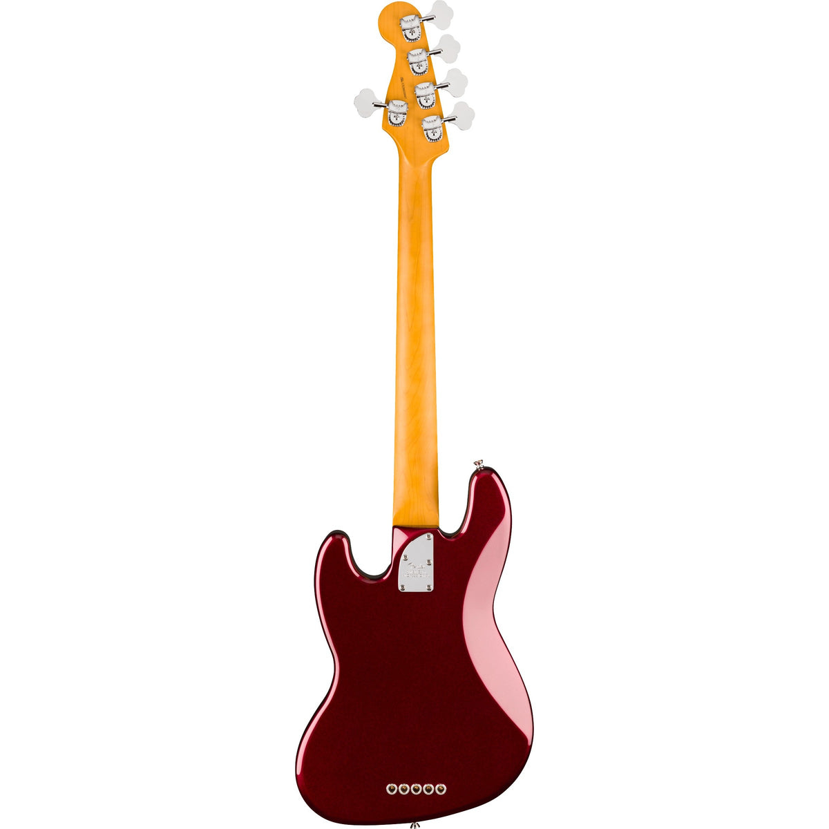 Fender American Professional Jazz V 5-String Electric Bass Guitar, Maple Fingerboard - Oxblood