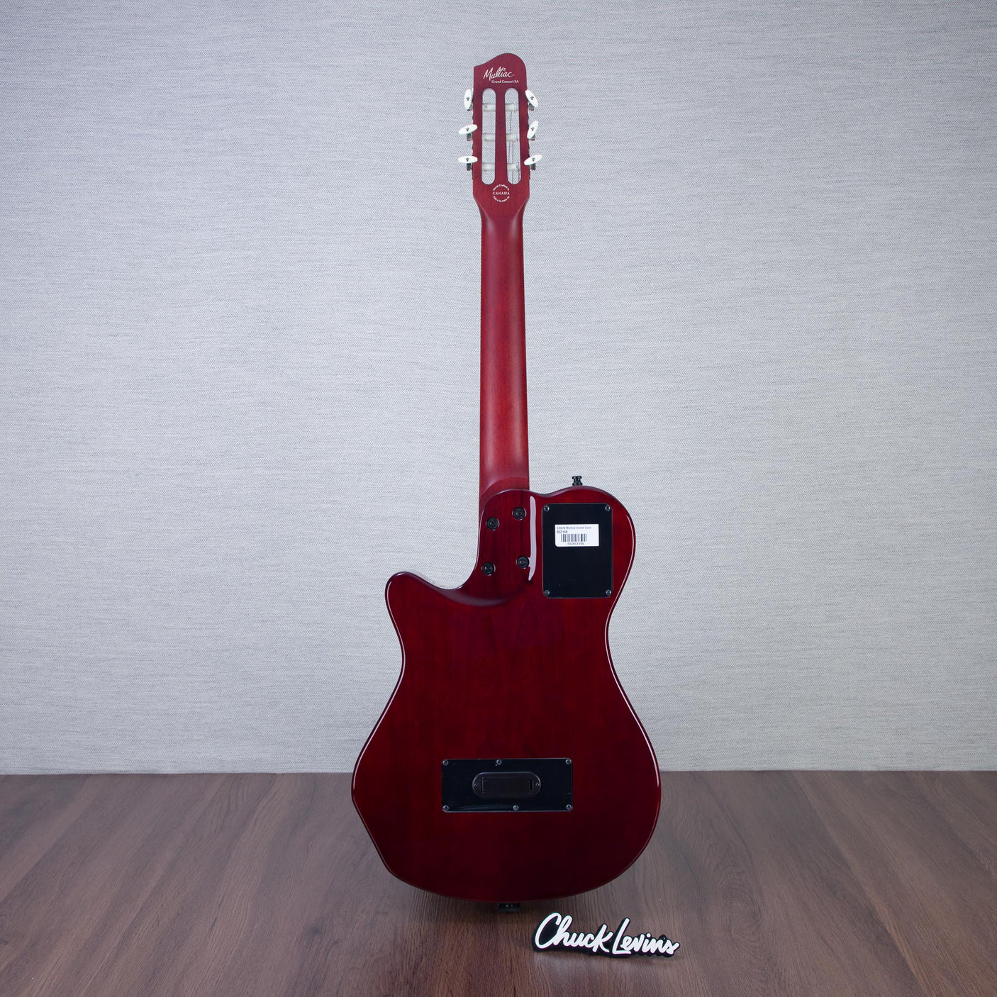 Godin MultiAc Grand Concert SA Nylon String Acoustic-Electric Guitar - Trans Black - CHUCKSCLUSIVE - #25313155