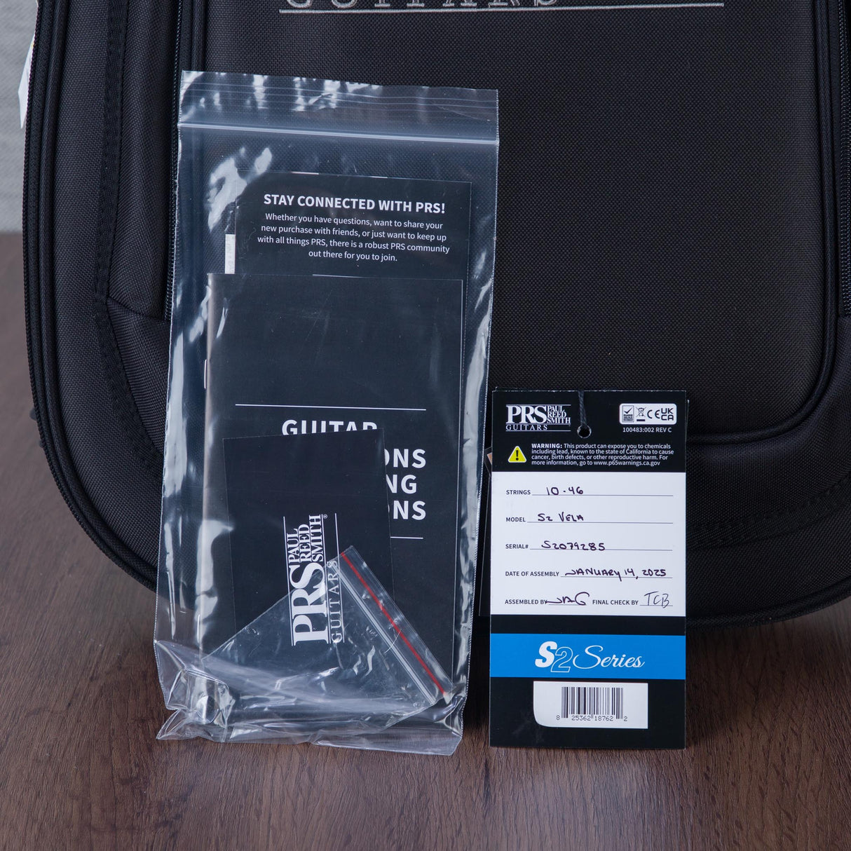 PRS S2 Vela Custom Color Electric Guitar - Walnut - #25S2079285