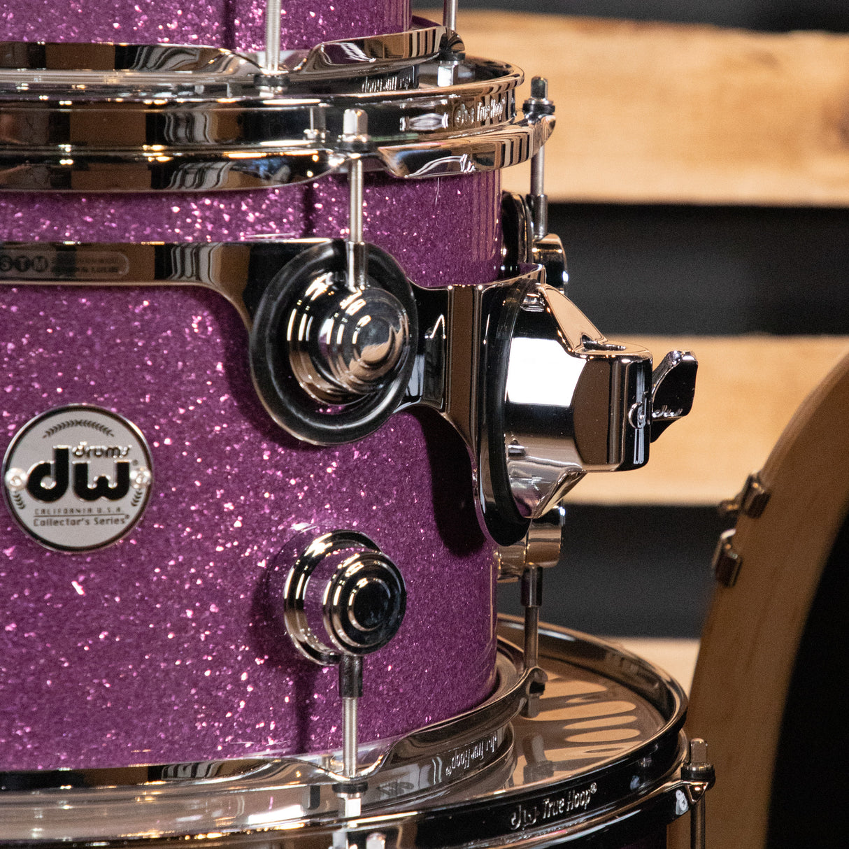 DW Collector's Series 333 4-Piece Shell Pack with 22-Inch Kick - Purple Glass