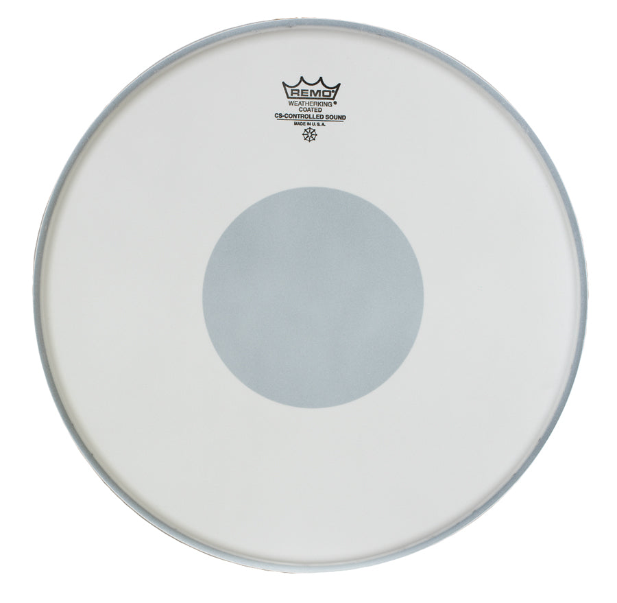 Remo 15" Coated Controlled Sound Drum Head With Black Dot