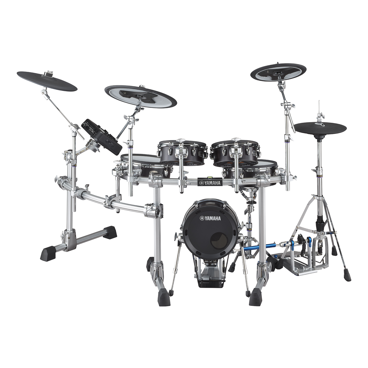 Yamaha DTX10K-M BF Electronic Drum Kit, Mesh Pads- Black Forest Finish