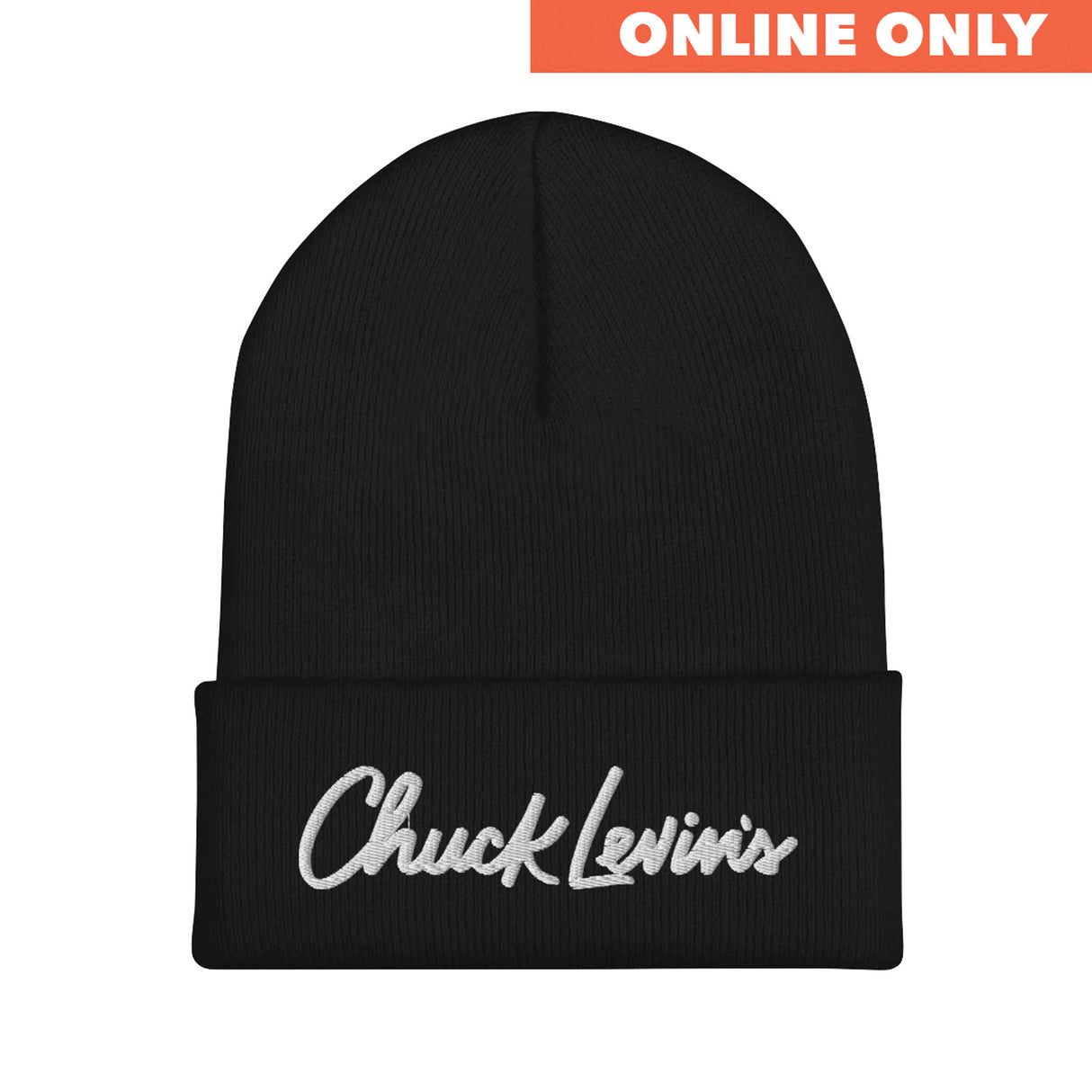 Chuck Levin's Script Logo Beanie