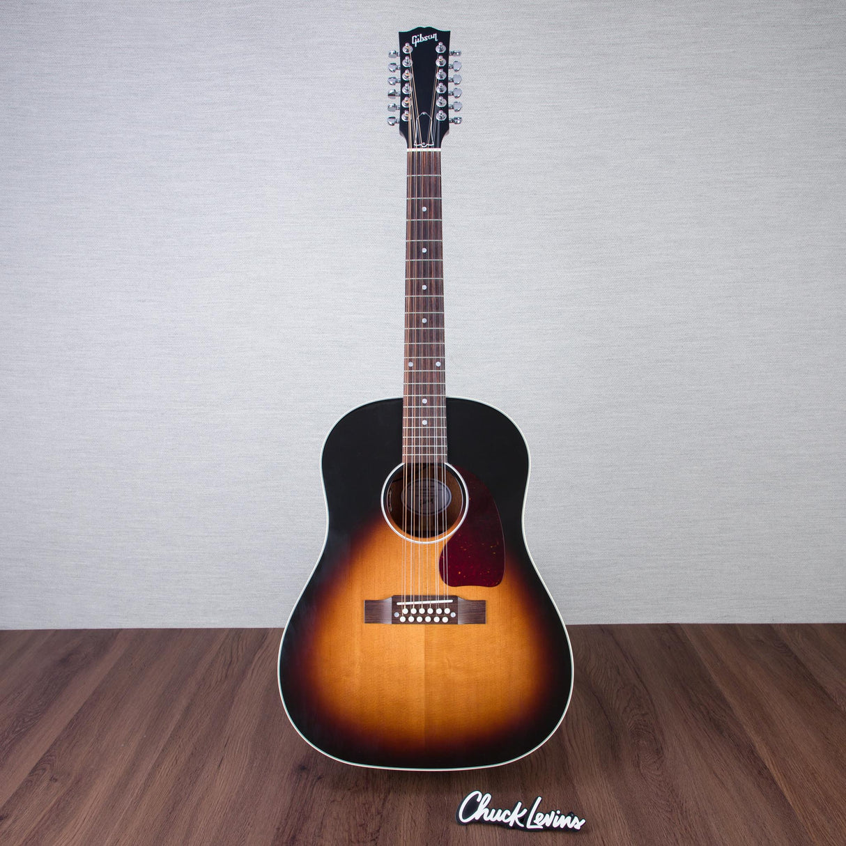 Gibson J-45 Standard 12-String Mahogany/Sitka Spruce Acoustic Guitar - Vintage Sunburst - #20963074