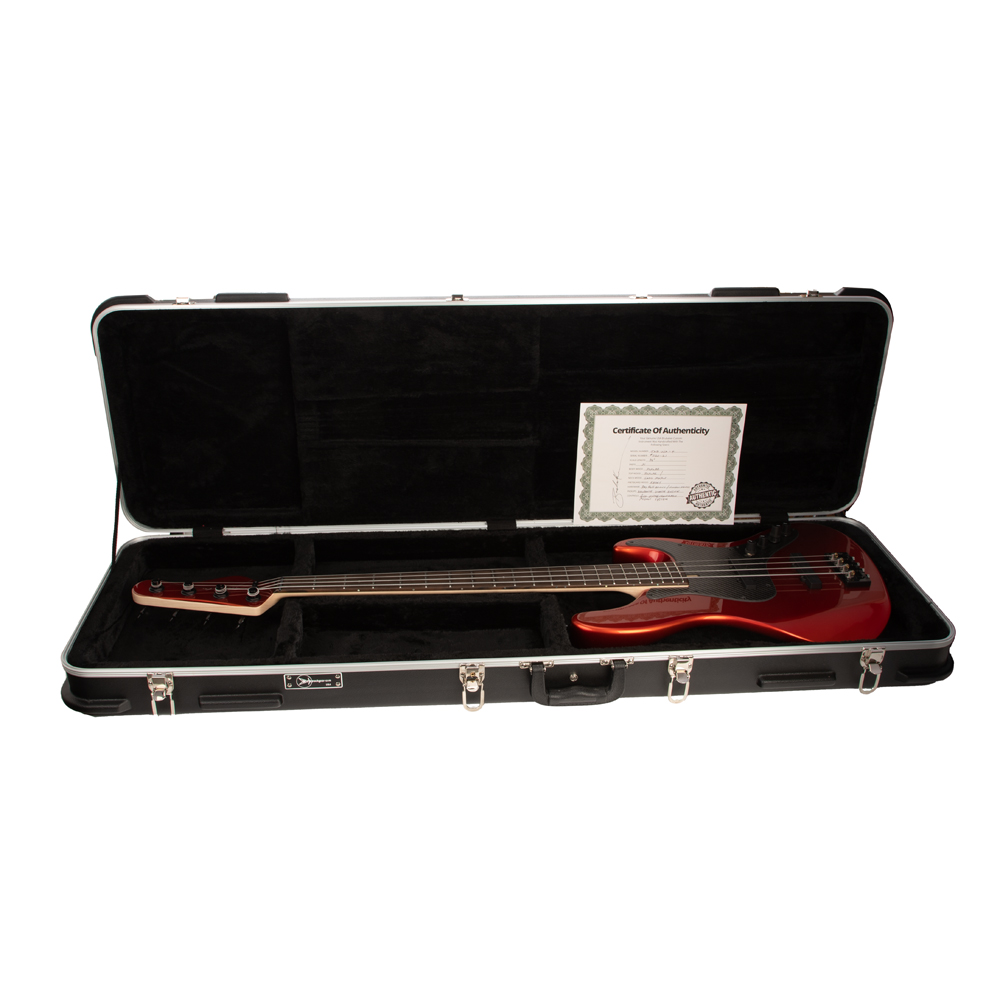 Brubaker JXB-4 Standard Bass Guitar - Tangerine Metallic - New