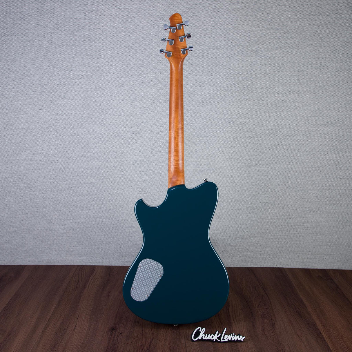 Powers Electric A-Type Electric Guitar - Fjord Green - #B253
