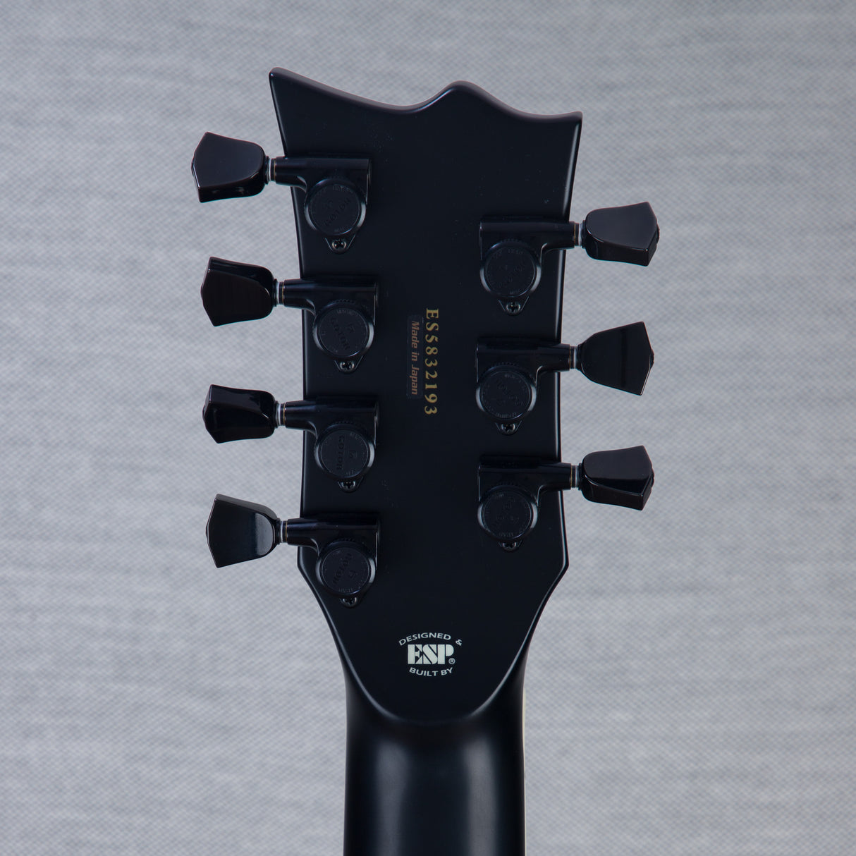 ESP E-II Eclipse-7 Evertune 7-String Electric Guitar - Black Satin - #ES5832193 - Mint, Open Box