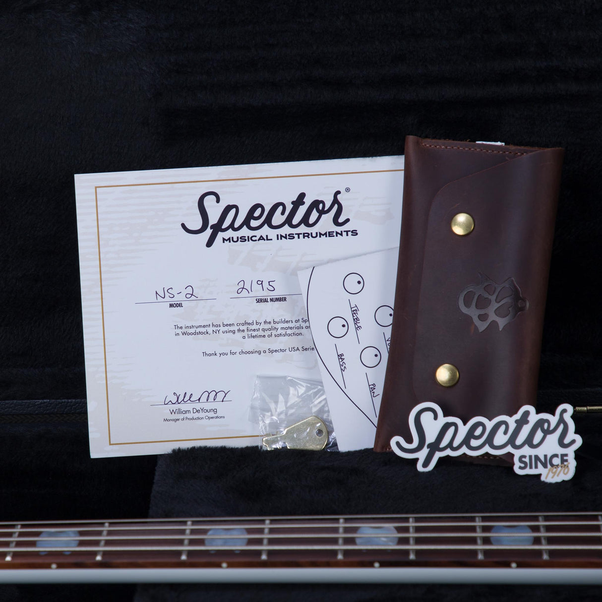 Spector USA Custom NAMM 2026 NS-2 Kramer Era Electric Bass Guitar - White - #2195