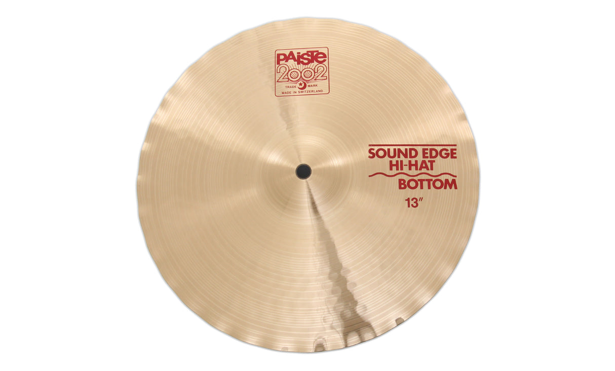 Paiste 13" 2002 Sound Edge Hi-Hat Bottom Cymbal