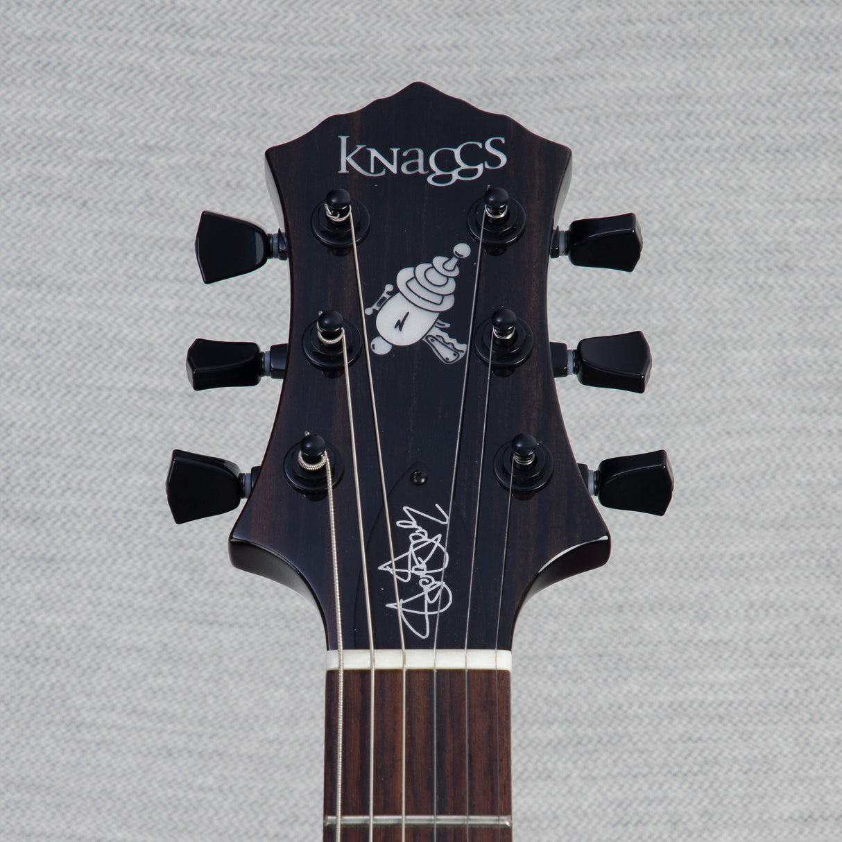 Knaggs Steve Stevens SSC Signature Electric Guitar - Indian Red/Natural - #398