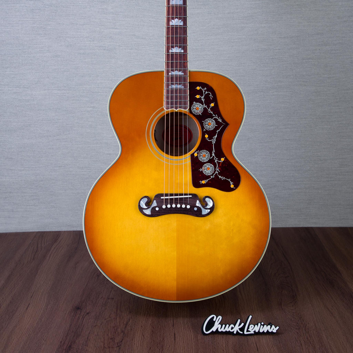 Gibson SJ-200 60s Original Maple/Sitka Spruce Acoustic Electric Guitar - Heritage Cherry Sunburst - #22895029