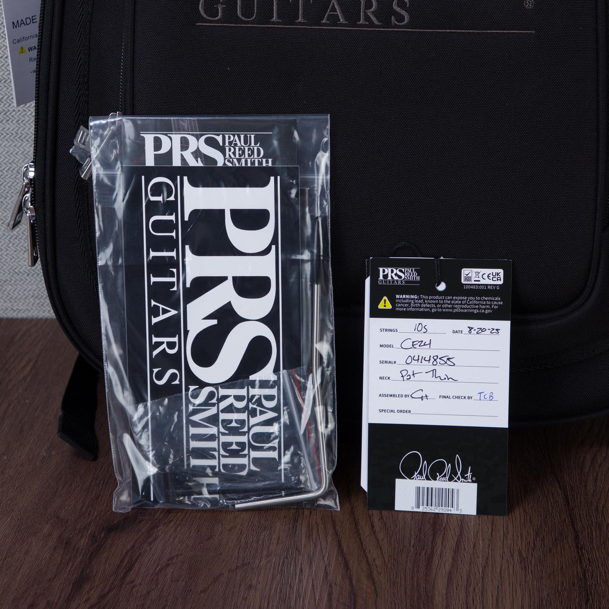 PRS CE 24 Custom Color Electric Guitar - Natural - #250414855