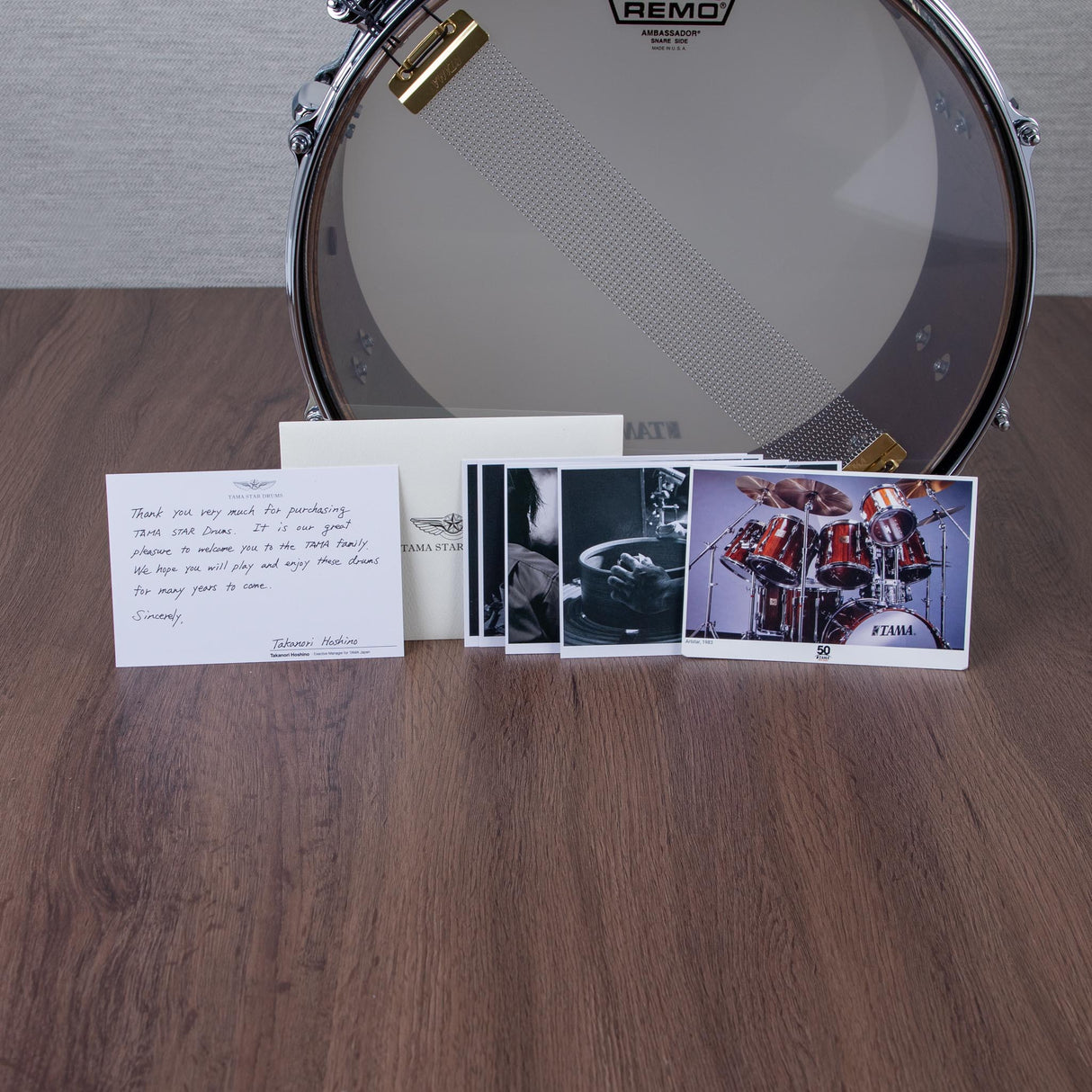 Tama 6.5 x 14-Inch Star Walnut Snare Drum - Japanese Folding Screen