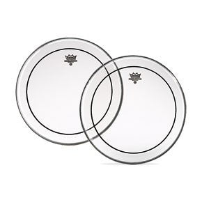 Remo 14" Clear Crimplock Pinstripe Marching Tom Drum Head - New,14 Inch