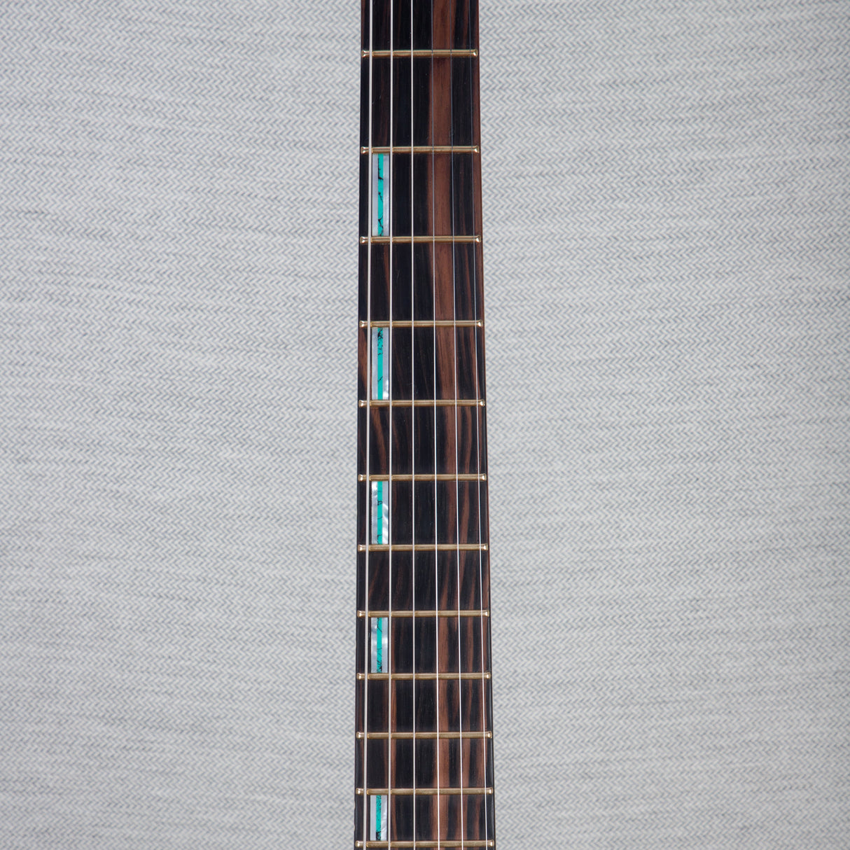 ESP 2022 Exhibition M-II CTM NT Electric Guitar - Purple Resin With Metallic Silver Burst - #E6061212