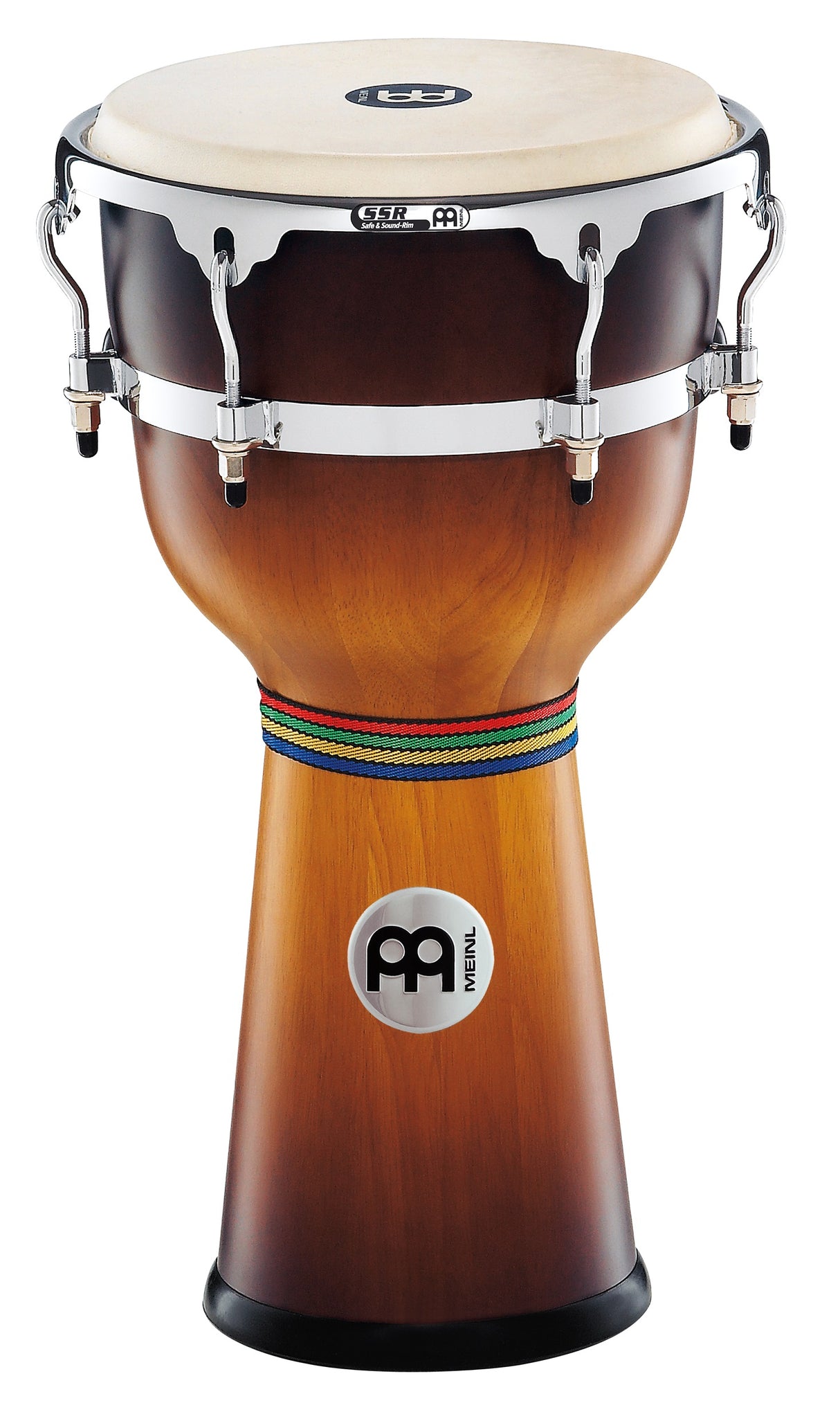 Meinl DJW3GAB-M Floatune Series Wood Djembe-Gold Amber Burst