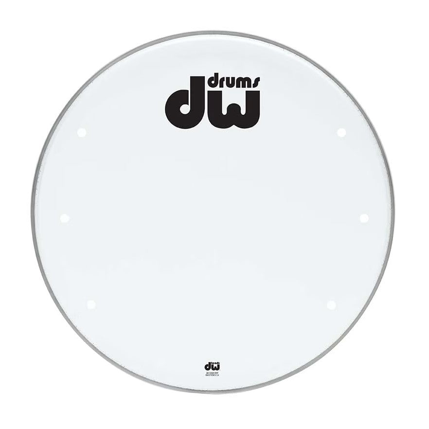 DW 22-Inch Smooth White Vented Bass Drum Head