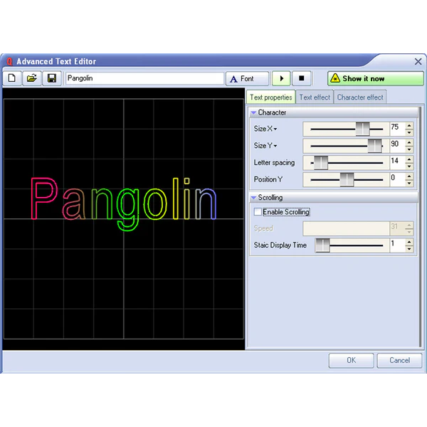 Pangolin FB3 with QuickShow