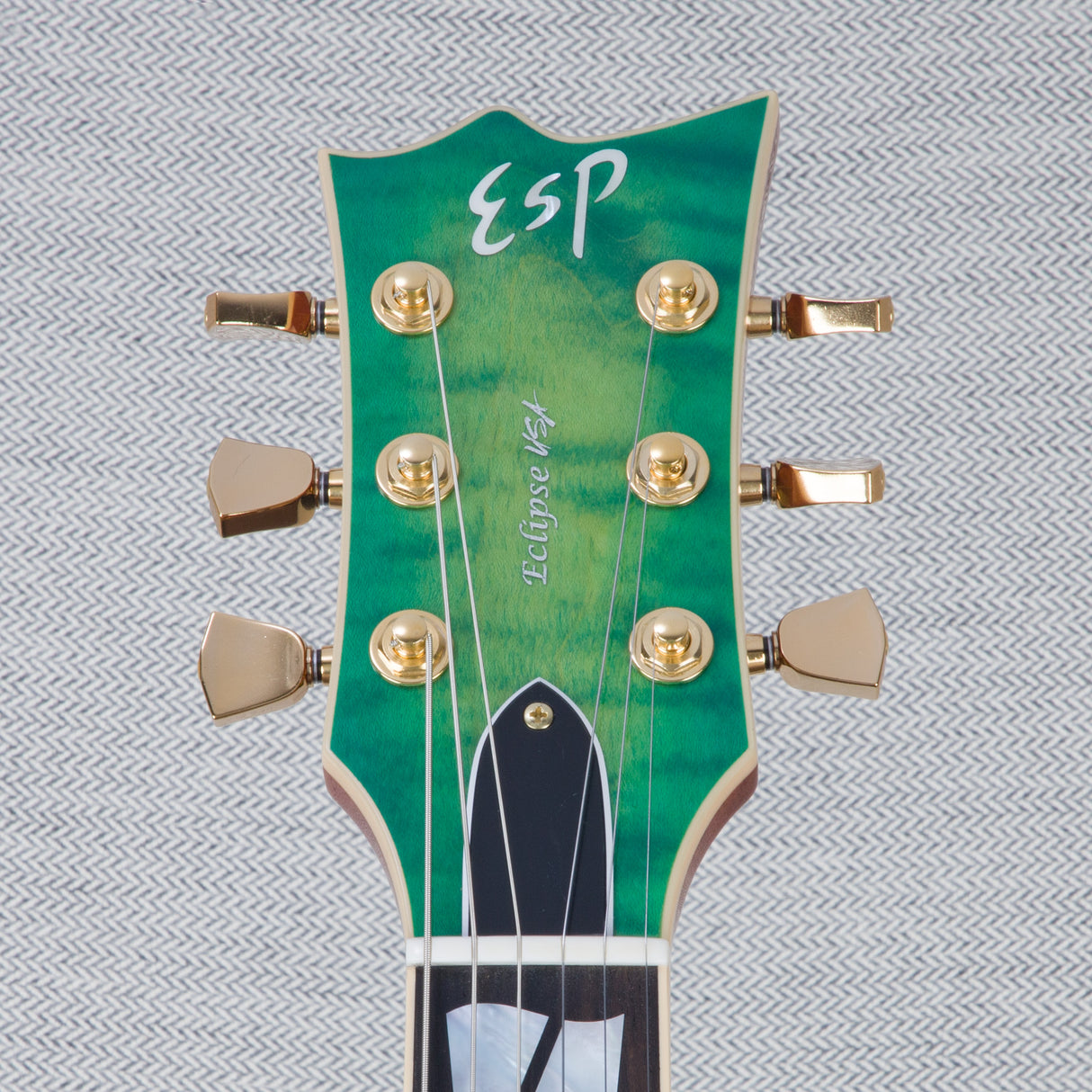 ESP USA Eclipse Electric Guitar - Lime Burst - #US24288 - Mint, Open Box