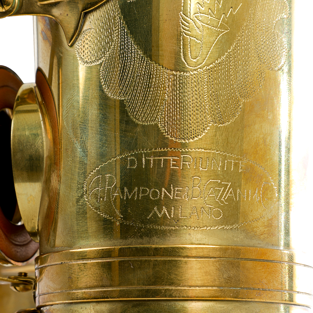 Rampone & Cazzani 2008/J/OT/NOF# Bare Brass Bb Tenor Saxophone - No High F#