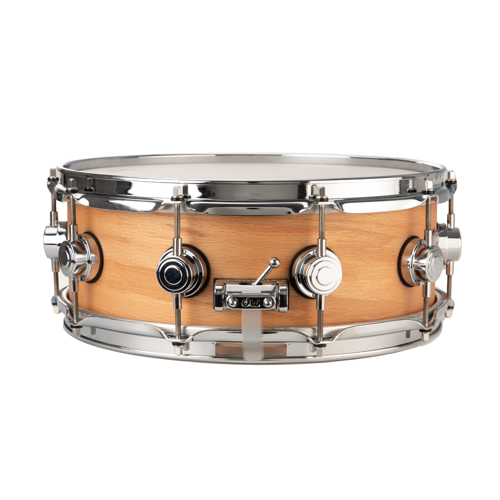 DW 5 x 14-Inch Snare Drum, Chrome Hardware - Oak Matte Lacquer