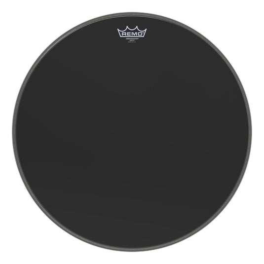 Remo 20" Ambassador Ebony Bass Drum Head
