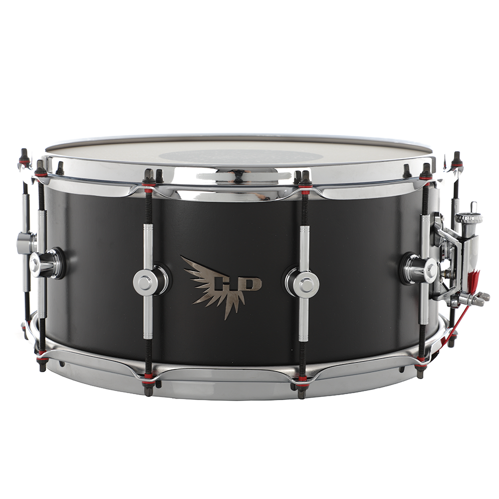 Hendrix Drums 14x6.5" Player's Stave Series Snare Drum - Satin Black