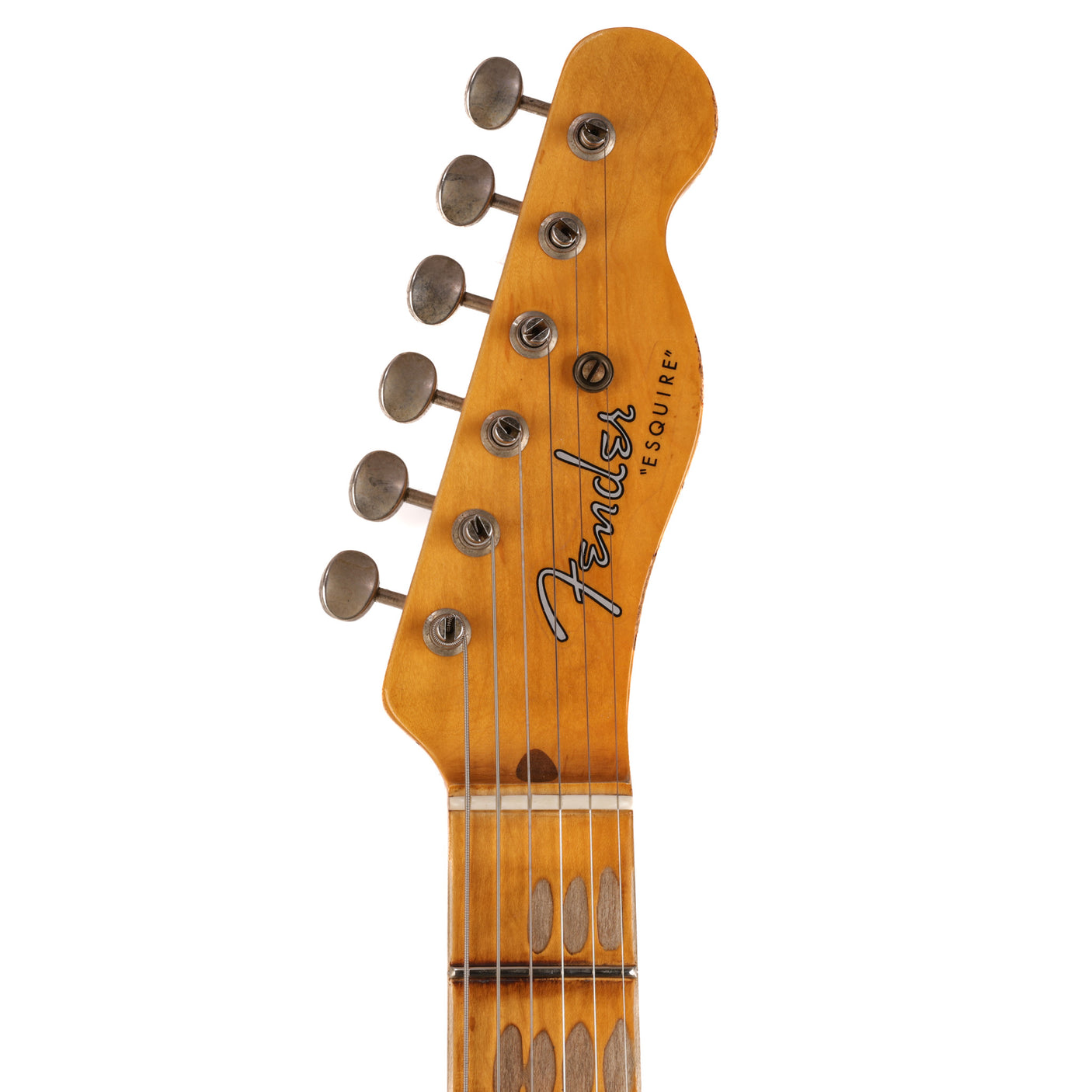 Fender Custom Shop 1950 Esquire Heavy Relic Guitar - Aged Vintage White - CHUCKSCLUSIVE - #R123842