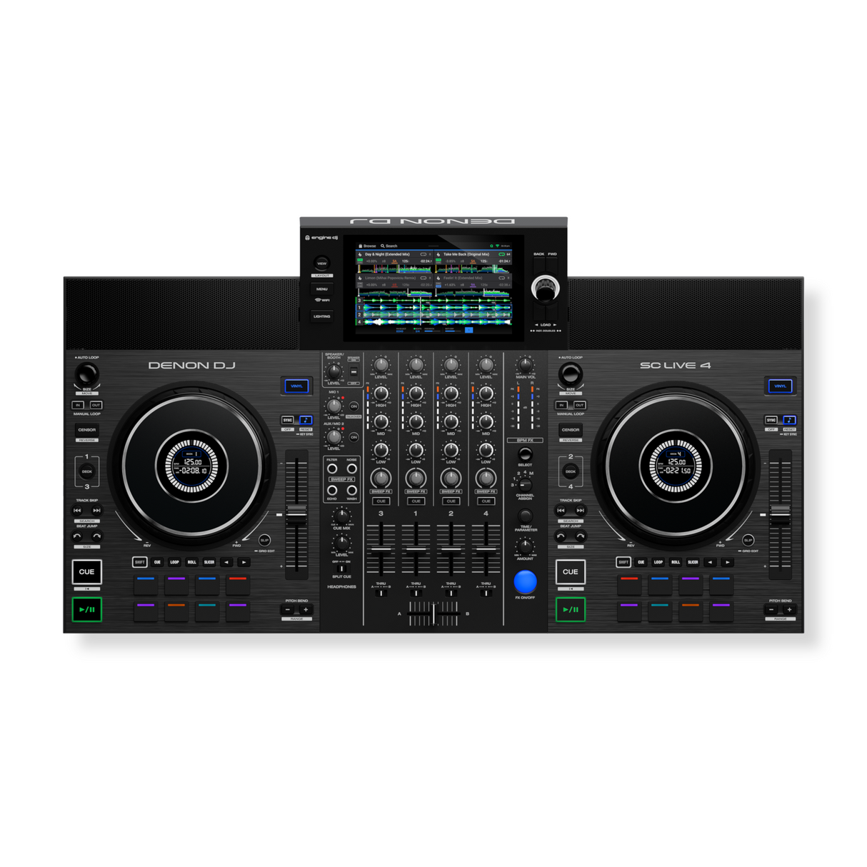 Denon DJ SC LIVE 4 Standalone 4-Deck DJ Controller - New