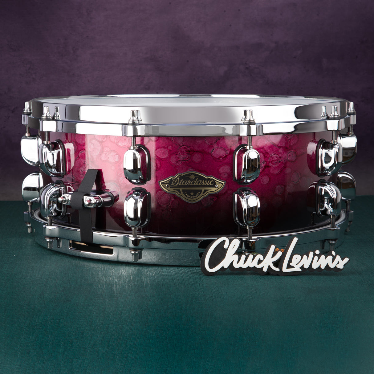 Tama Starclassic Walnut/Birch 14 x 5.5-Inch Snare - Molten Dark Raspberry