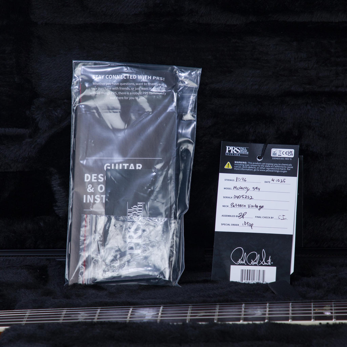 PRS McCarty 594 10-Top Electric Guitar - Black Gold - #250405252
