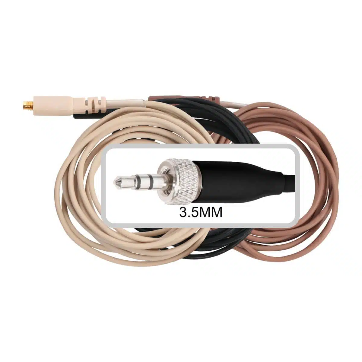 Galaxy Audio CBLSHU Headset Replacement Cable with TA4F Connector for Shure Wireless - Black