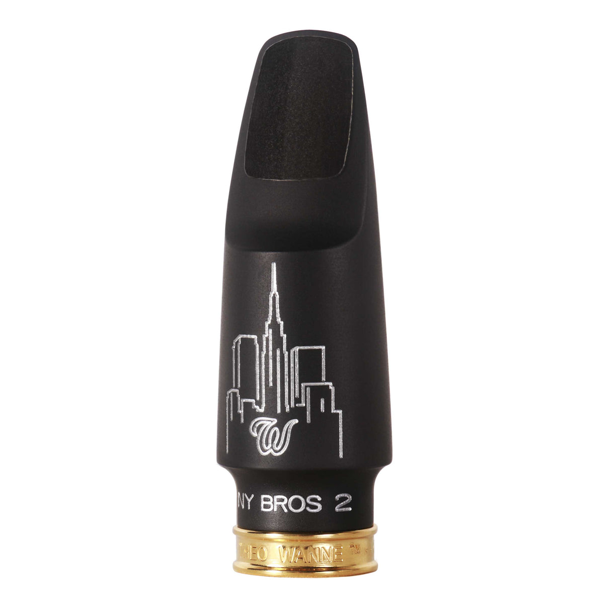 Theo Wanne NY Bros 2 Alto Saxophone Hard Rubber Mouthpiece - 8