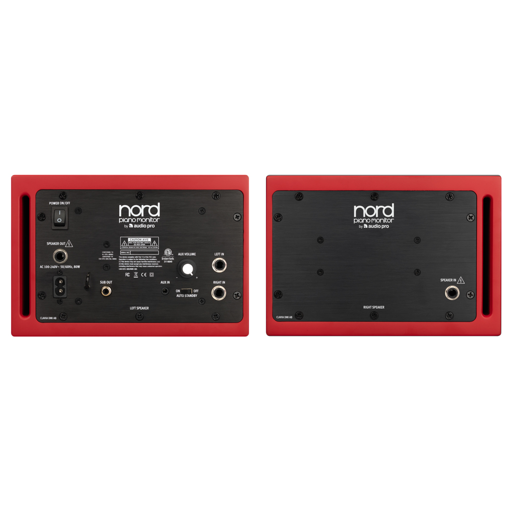 Nord Piano Monitors V2 System Pair - Mint, Open Box, Used