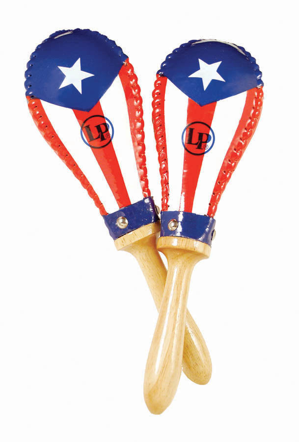 LP LP393-PR Salsa Puerto Rican Heritage Rawhide Maracas