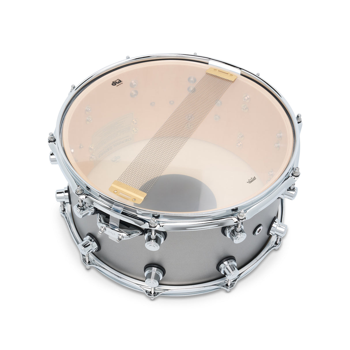 DW 7 x 14-Inch Design Series Limited Edition Snare Drum - Titanium Satin