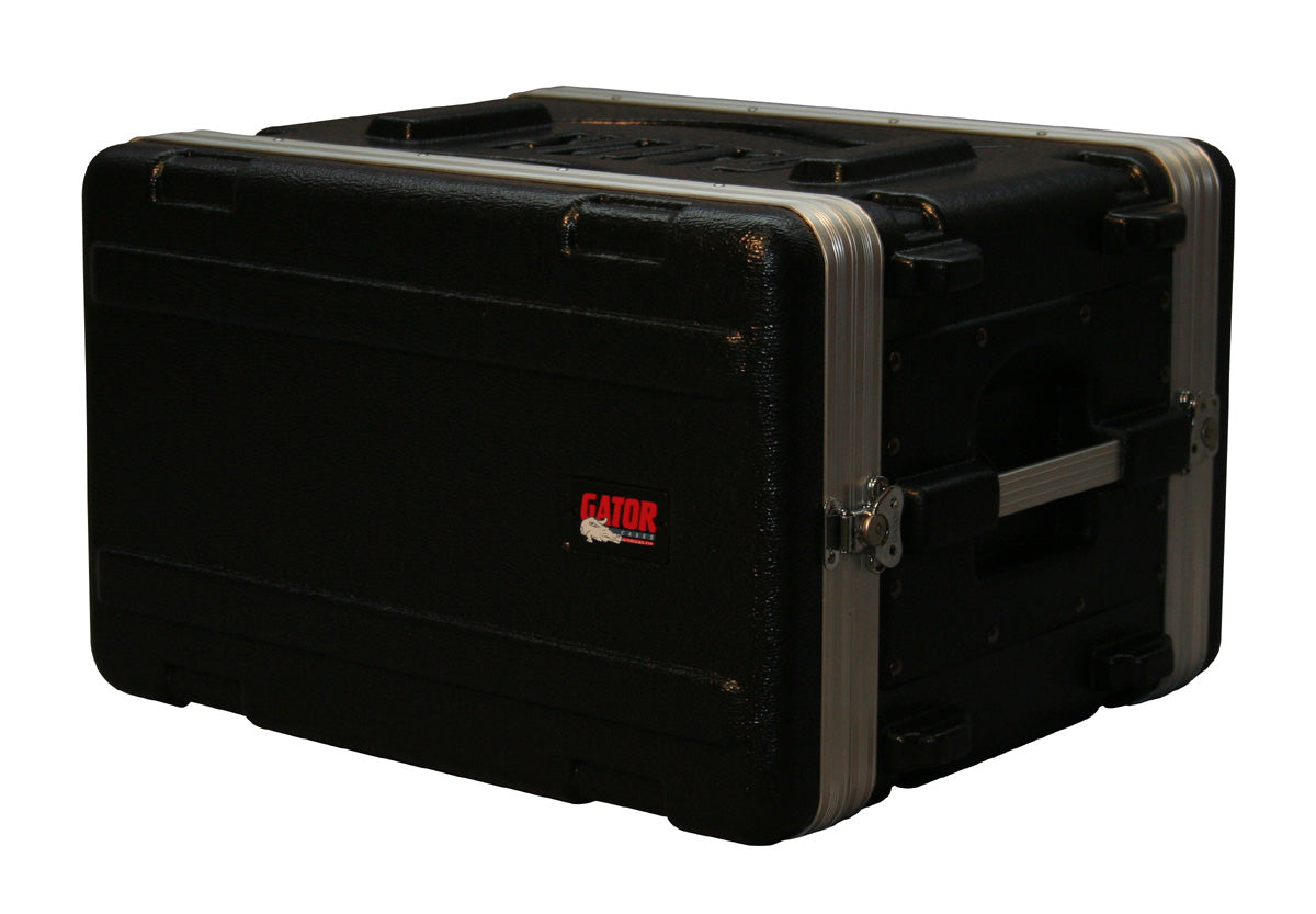 Gator Cases GR-6SMolded PE Rack Case With Front And Rear Rails 6U x 14.25" Deep - New