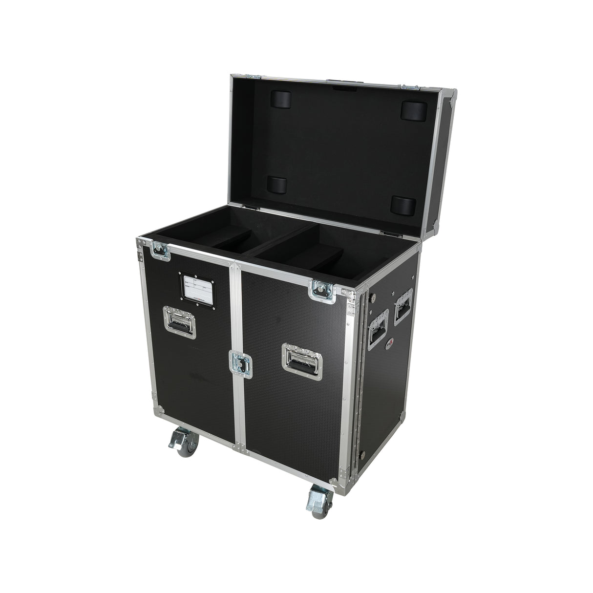 ProX XS-MH30WASHX2W for Two Moving Head Fixtures ATA Flight Style Road Case with Casters