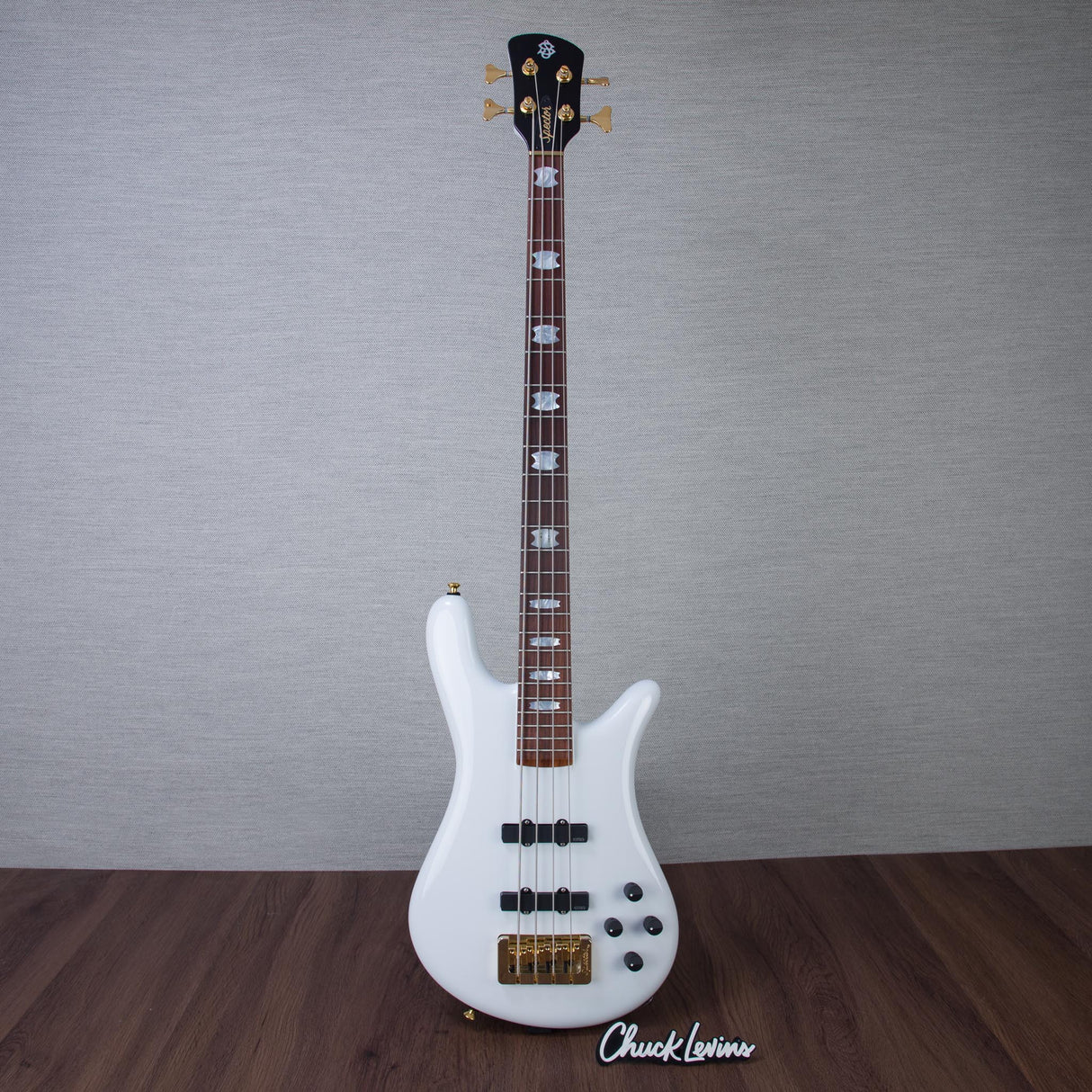 Spector USA Custom NAMM 2026 NS-2 Kramer Era Electric Bass Guitar - White - #2195