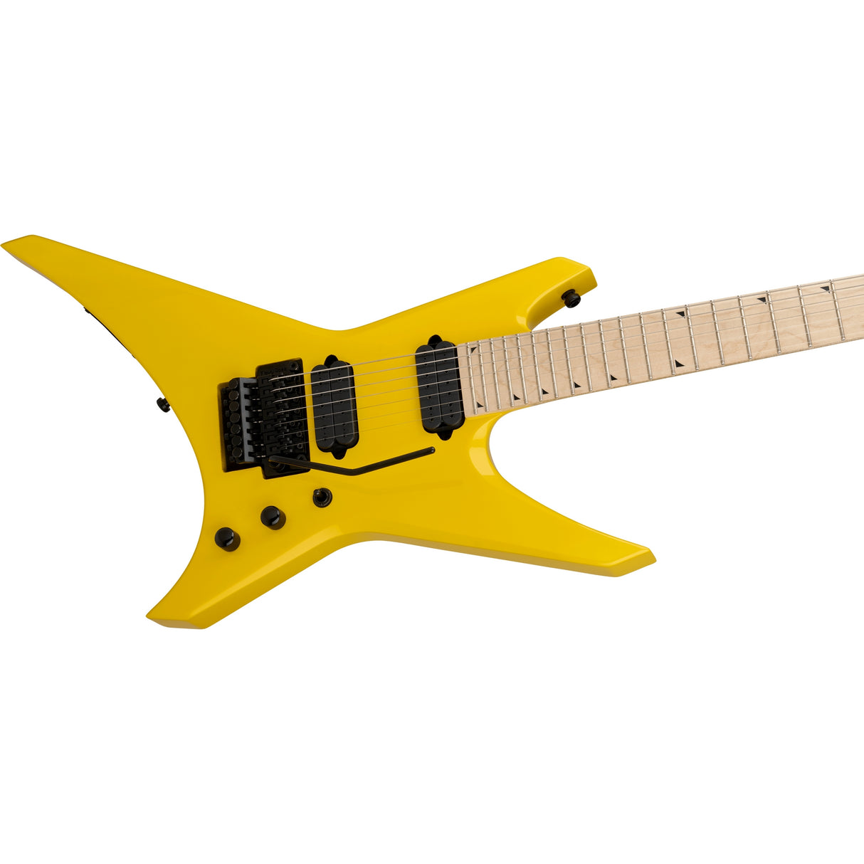 Jackson Pro Series Signature Dave Davidson Warrior WR7 Electric Guitar - Ferrari Yellow
