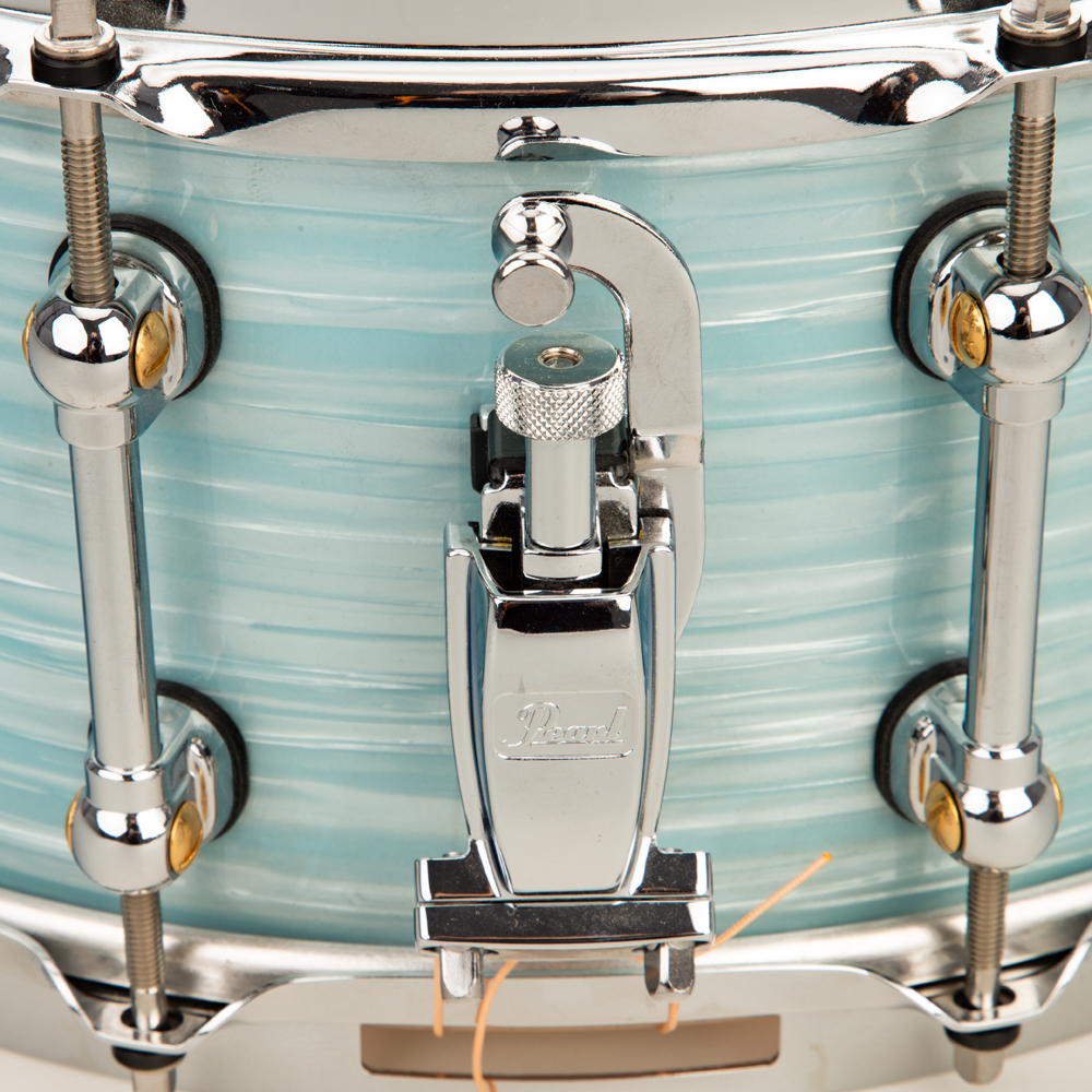 Pearl Music City Custom Master's Maple Reserve 6.5x14 Snare Drum - Ice Blue Oyster