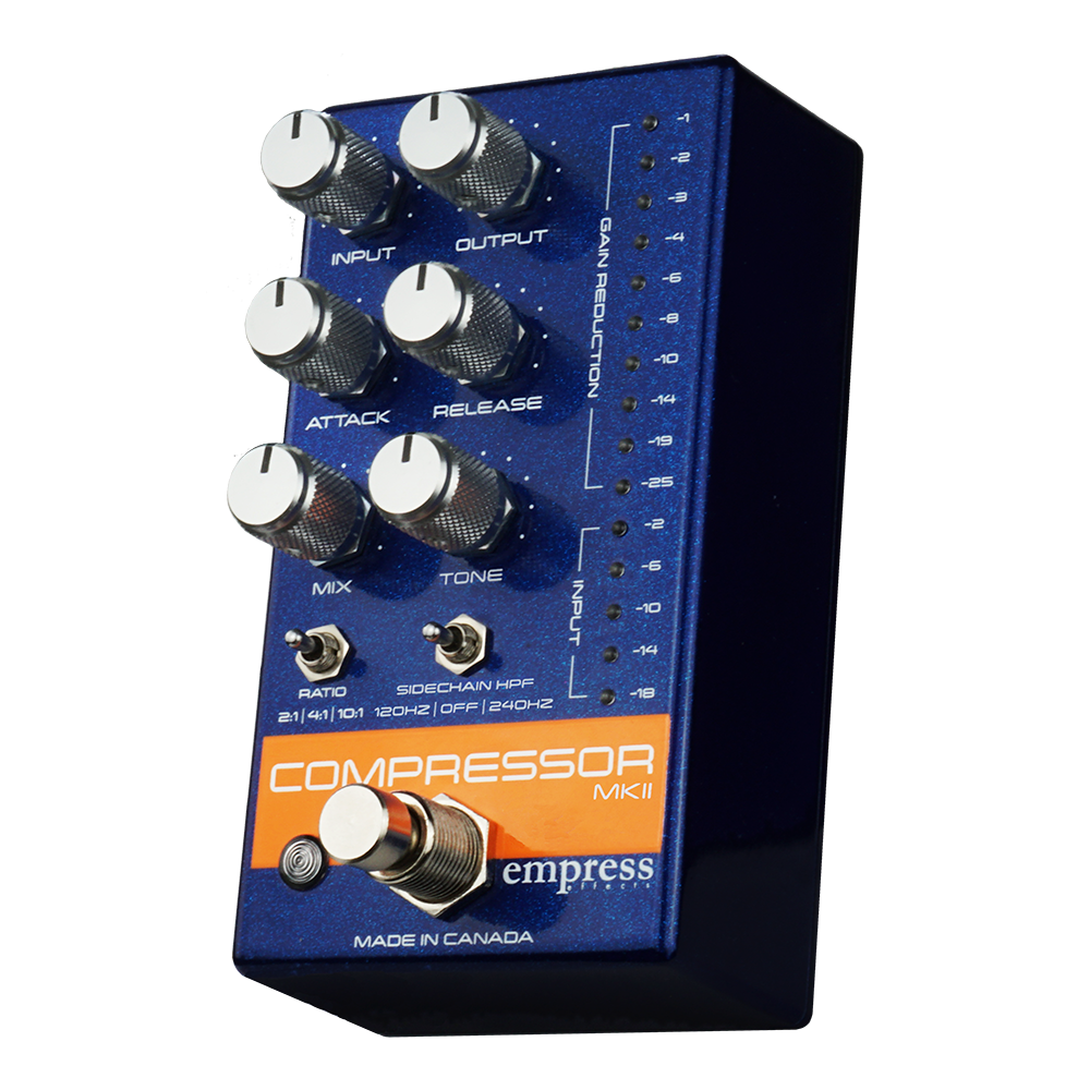 Empress Effects Compressor MKII Pedal - Blue Sparkle