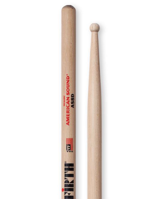 Vic Firth American Sound 8D Round Tip Drum Sticks