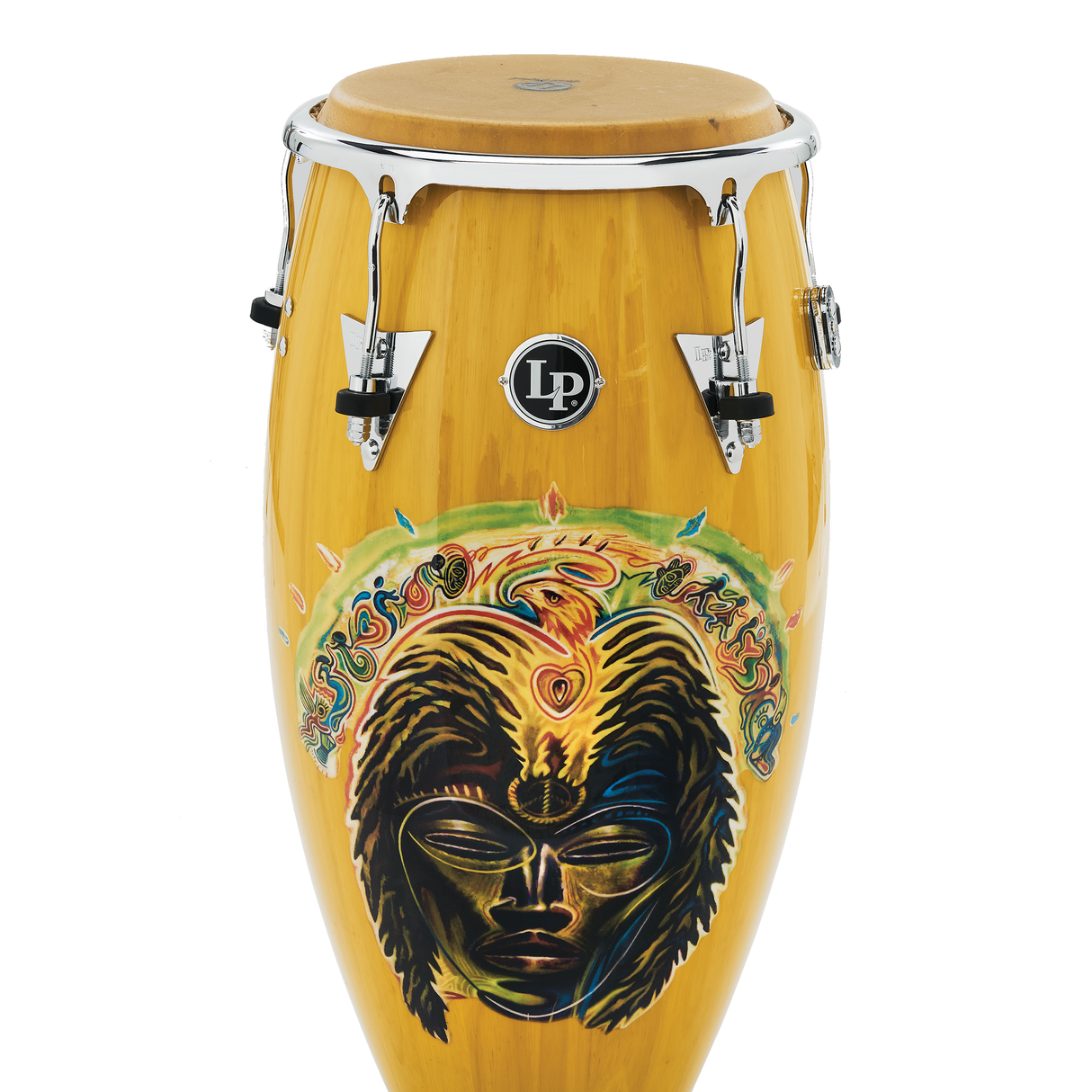 LP Carlos Santana Commemorative Africa Speaks 12 1/2-Inch Tumba - Oak