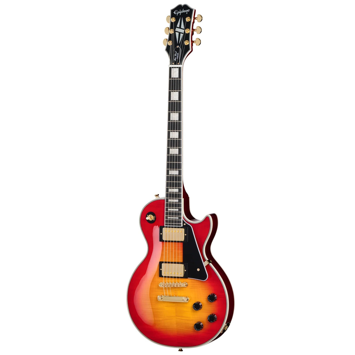 Epiphone Les Paul Custom Figured Electric Guitar - Heritage Cherry Sunburst