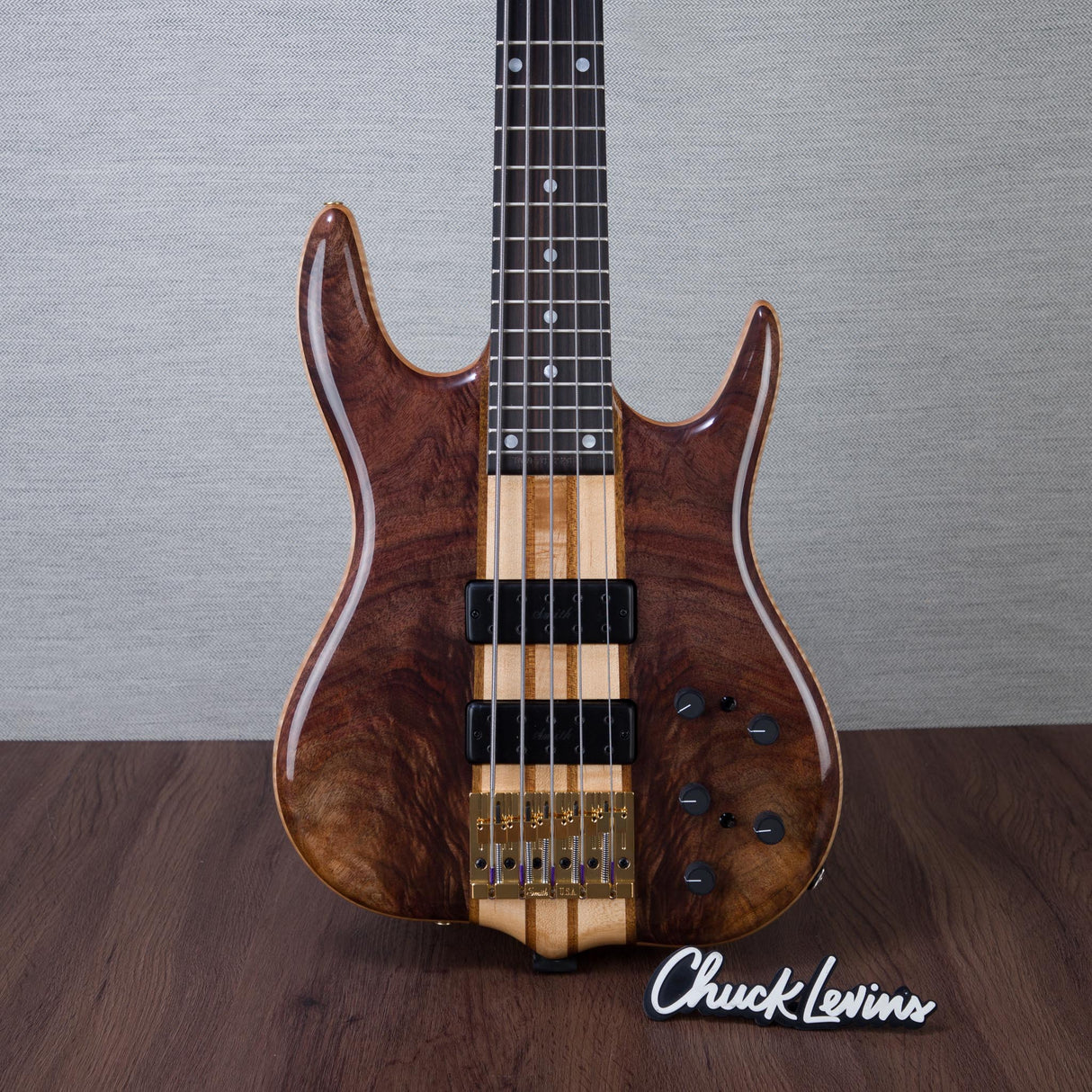 Ken Smith Tiger Elite Series BT-5TNVE Black Tiger 5-String Electric Bass Guitar - #5TNVE707226