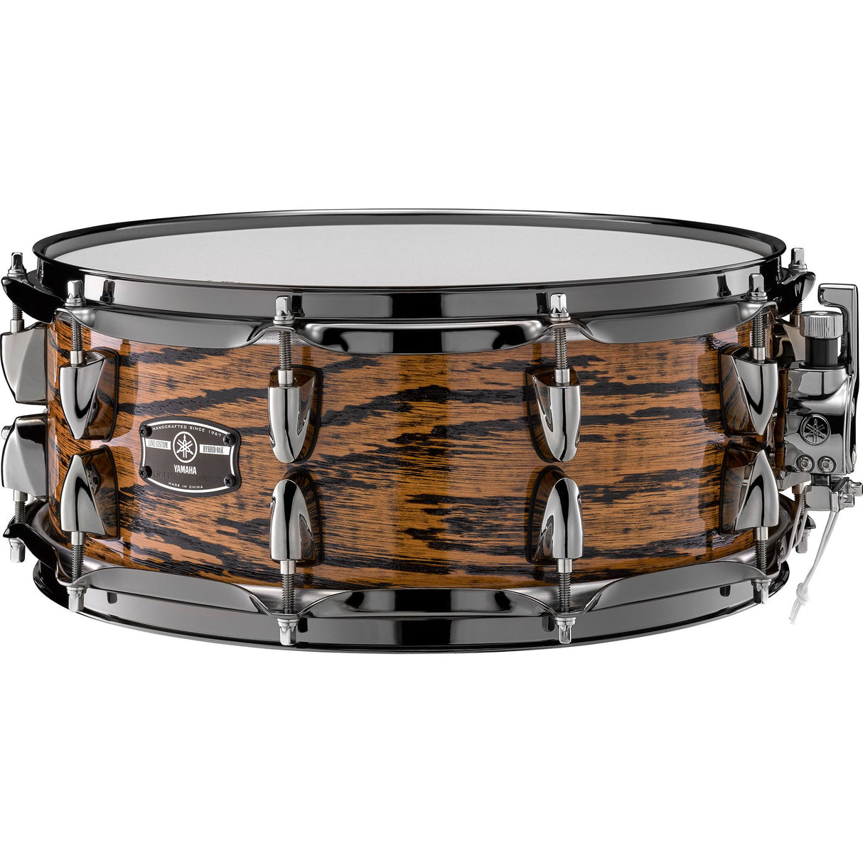Yamaha 5.5 x 14-Inch Live Custom Hybrid Oak Snare Drum - Uzu Natural - New,Uzu Natural